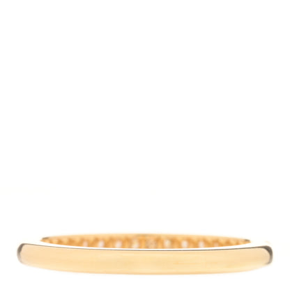 Tiffany 18K Yellow Gold Diamond Soleste Half Eternity Band Ring 50 5.5 3 of 4