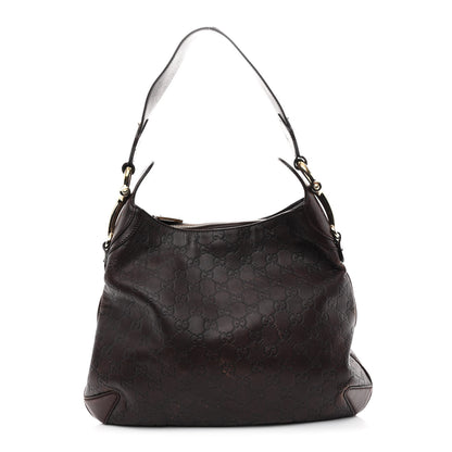 Gucci Guccissima Creole Hobo Chocolate 1 of 12