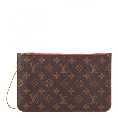 Louis Vuitton Monogram Neverfull MM GM Pochette Cherry 1 of 8