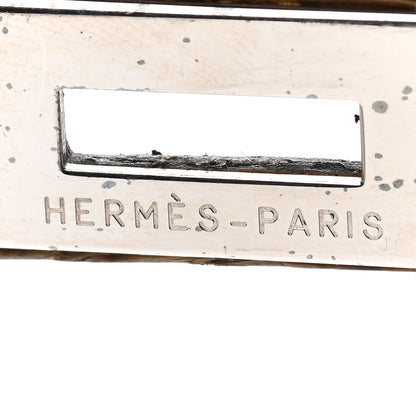 Hermes Shiny Porosus Crocodile Birkin 30 Ficelle Chartreuse 33 of 42