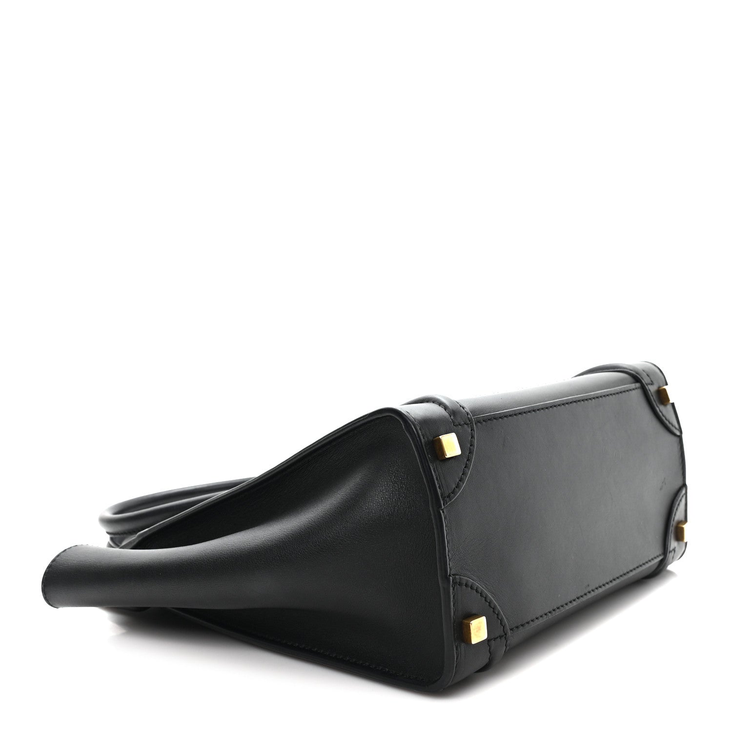 Celine Smooth Calfskin Micro Luggage Black 4 of 9