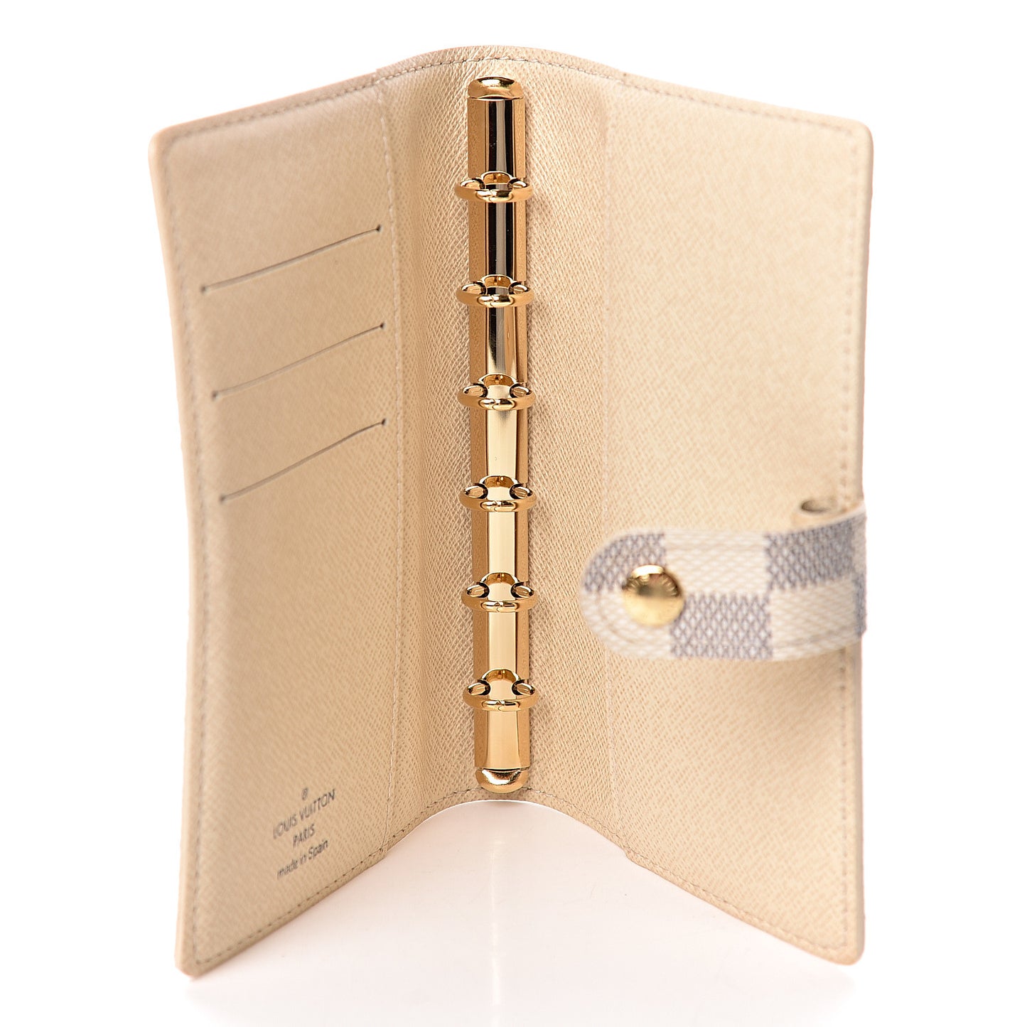 Damier Azur Small Ring Agenda Cover