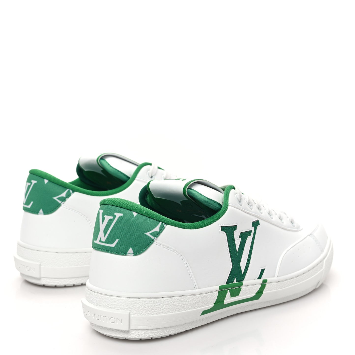 Calfskin Charlie Sneaker 40 White Green