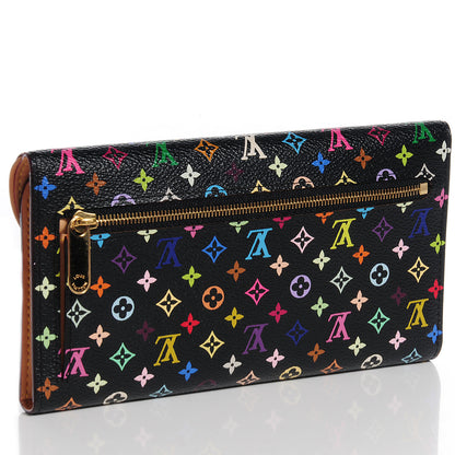 Louis Vuitton Monogram Multicolor Eugenie Wallet Black 4 of 8