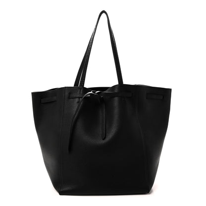 Celine Soft Grained Calfskin Medium Belt Cabas Phantom Black 1 of 10