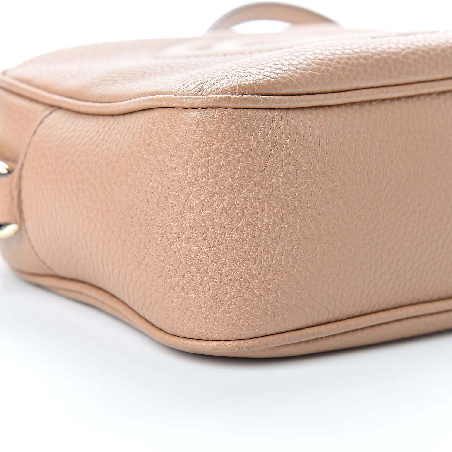 Gucci Pebbled Calfskin Small Soho Disco Bag Rose Beige 9 of 10