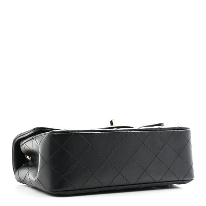 Chanel Lambskin Quilted Mini Rectangular Flap Black 4 of 11