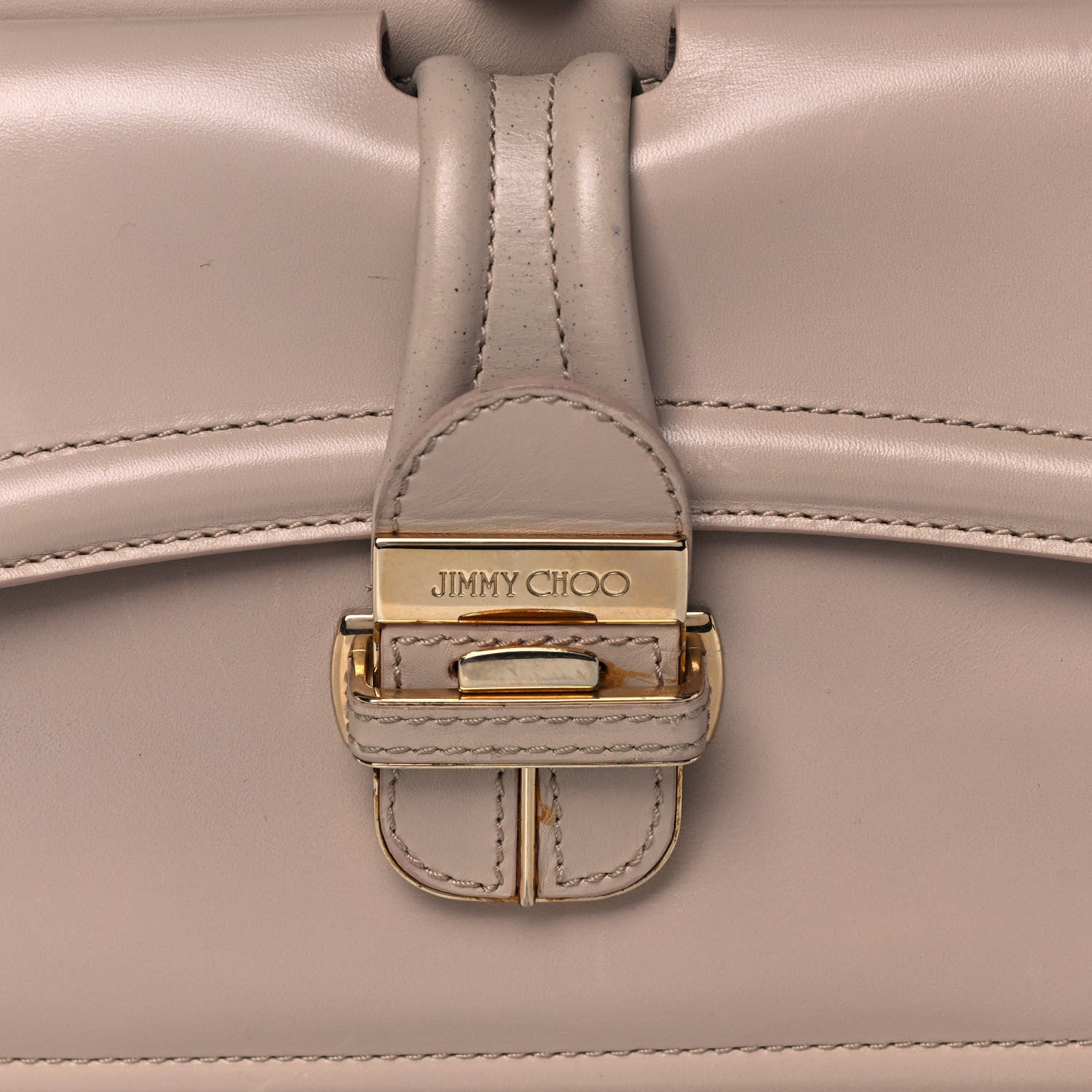 Jimmy Choo Calfskin Tahula Satchel Pale Pink 6 of 13