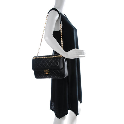 Chanel Lambskin Quilted Large Chic With Me Flap Black 2 of 7