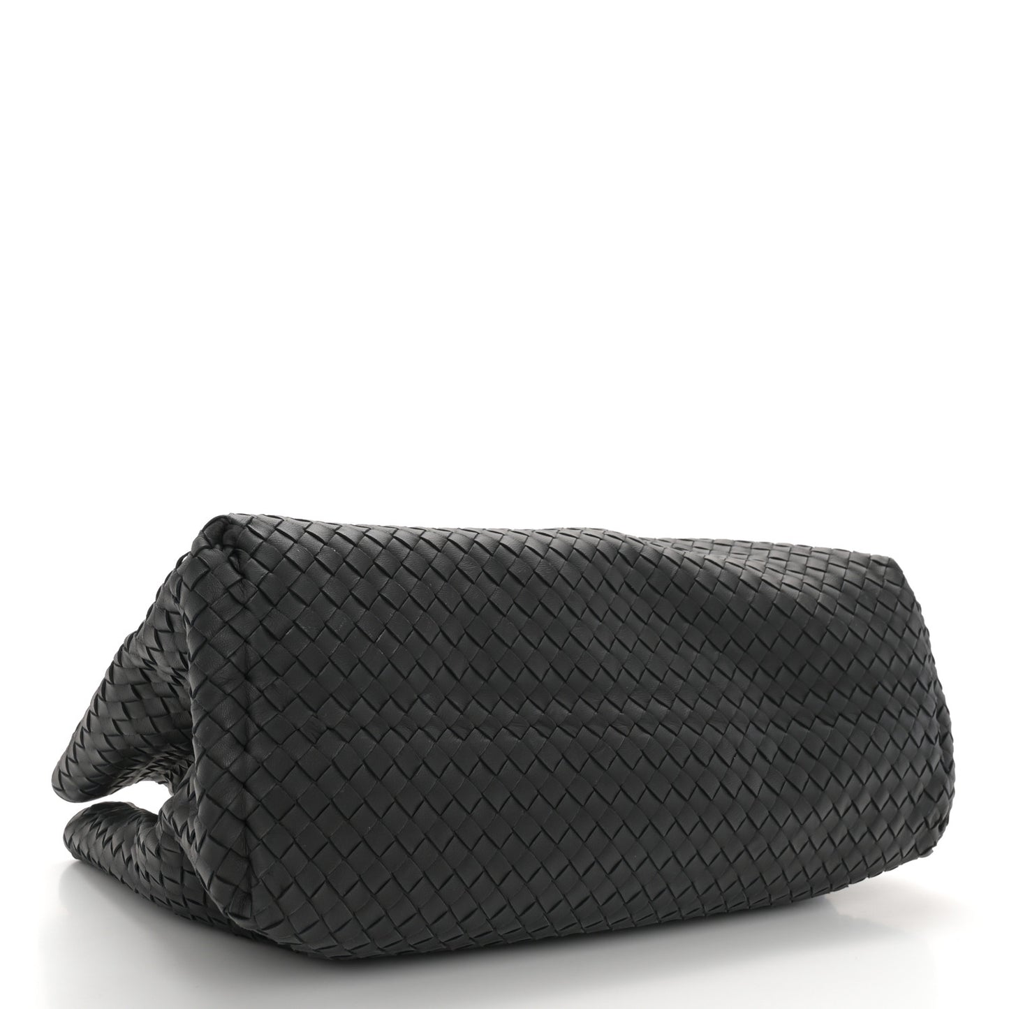 Nappa Intrecciato Medium Classic Chain Strap Tote Black