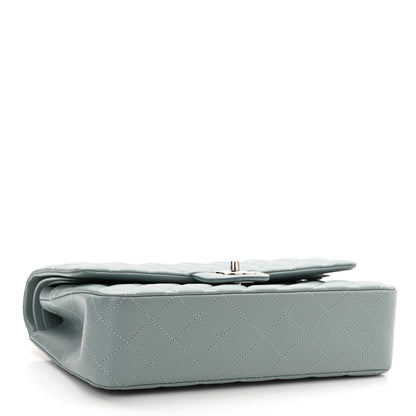 Chanel Caviar Quilted Medium Double Flap Light Blue 4 of 11