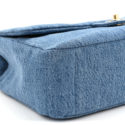 Chanel Denim Small Souplissimo Maxi Flap Blue 9 of 11
