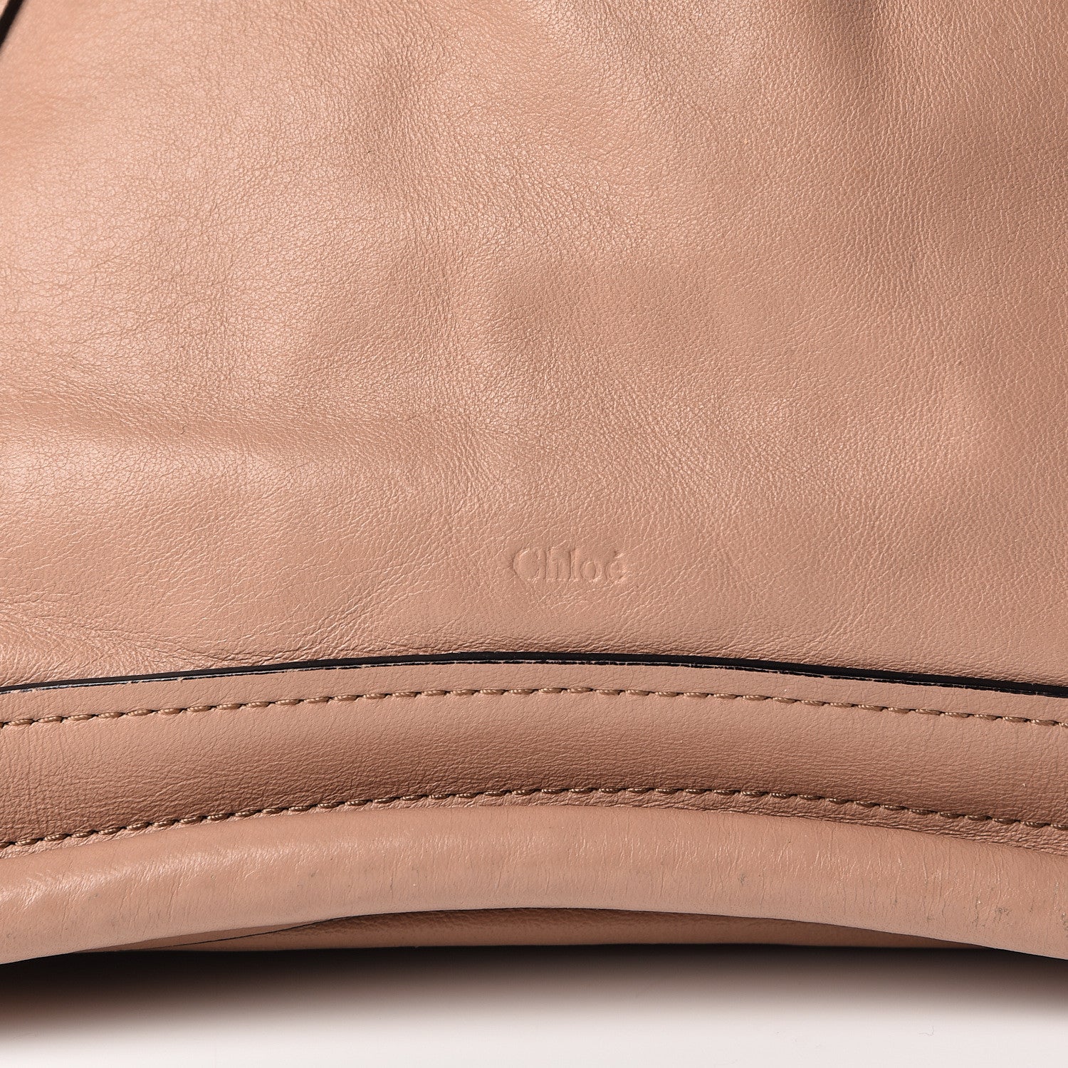 Chloe Calfskin Medium Military Paraty Nude Black 10 of 19