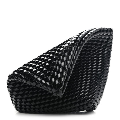 Bottega Veneta Calfskin Intrecciato Structure Clutch Black 1 of 7