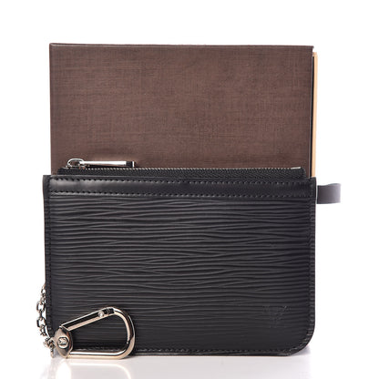 Louis Vuitton Epi Key Pouch Black 7 of 7