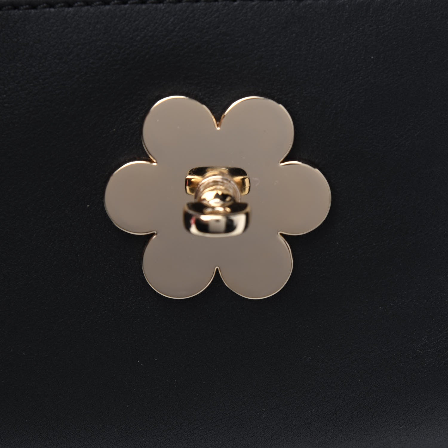 Mulberry Smooth Calfskin Mini Cecily Flower Lock Crossbody Bag Black 12 of 15