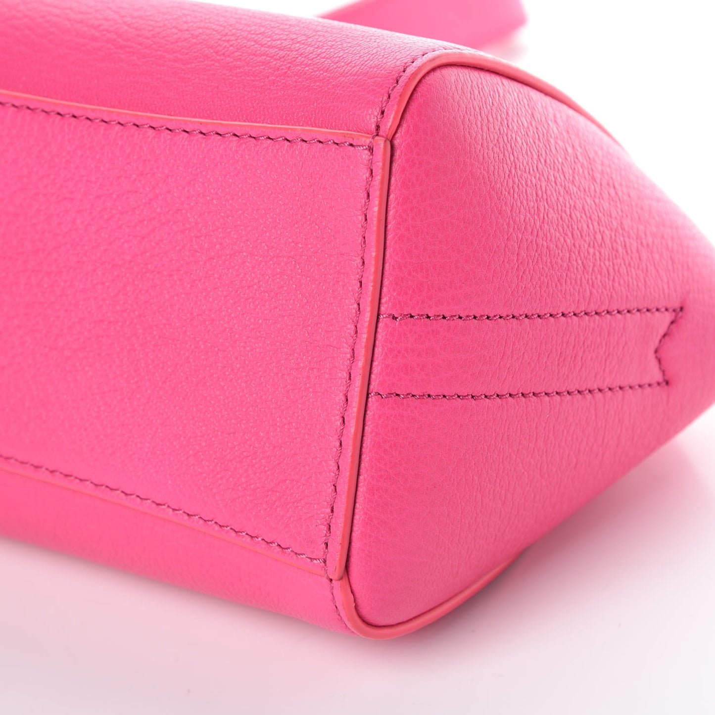 Sugar Goatskin Antigona Wristlet Pink