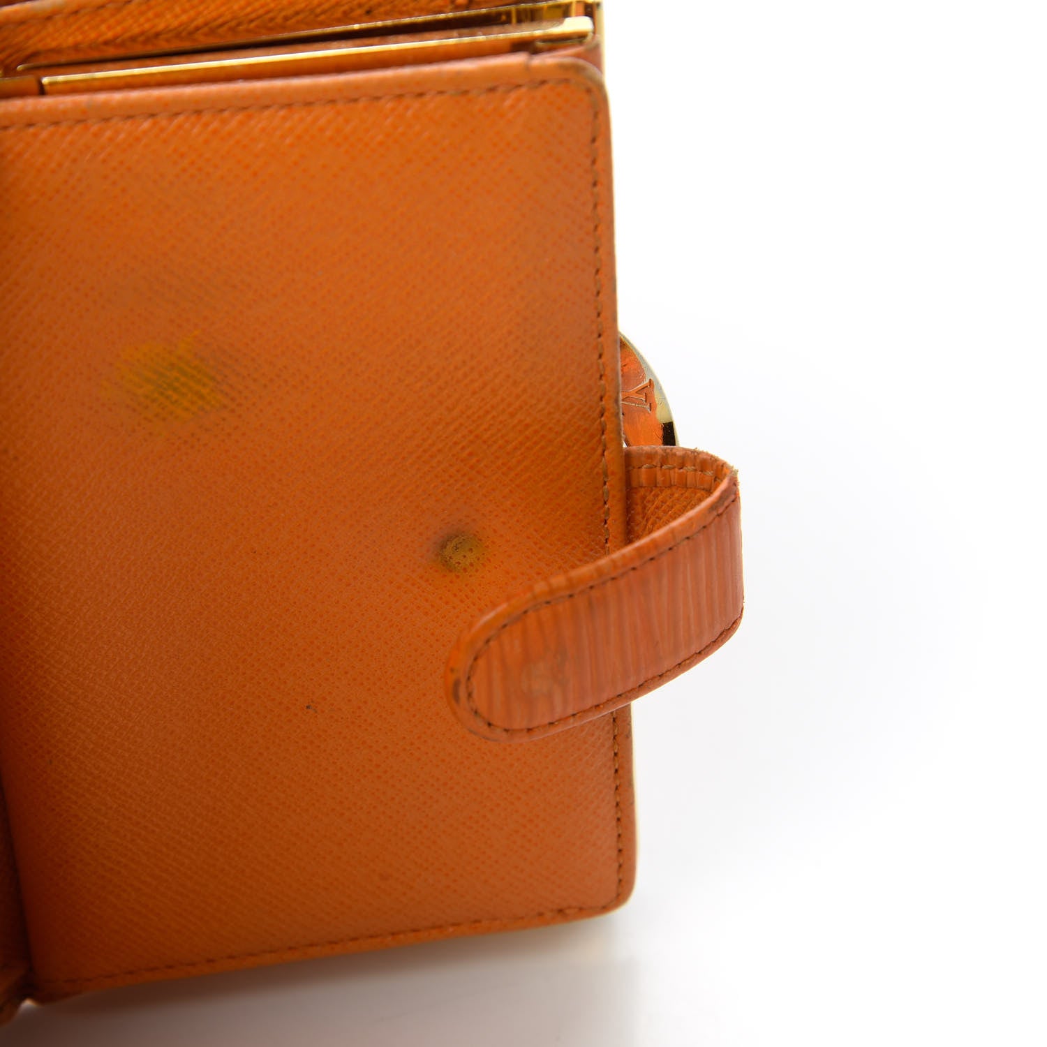Louis Vuitton Epi French Purse Wallet Mandarin 12 of 13
