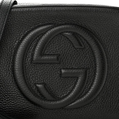 Gucci Pebbled Calfskin Small Soho Disco Bag Black 5 of 9
