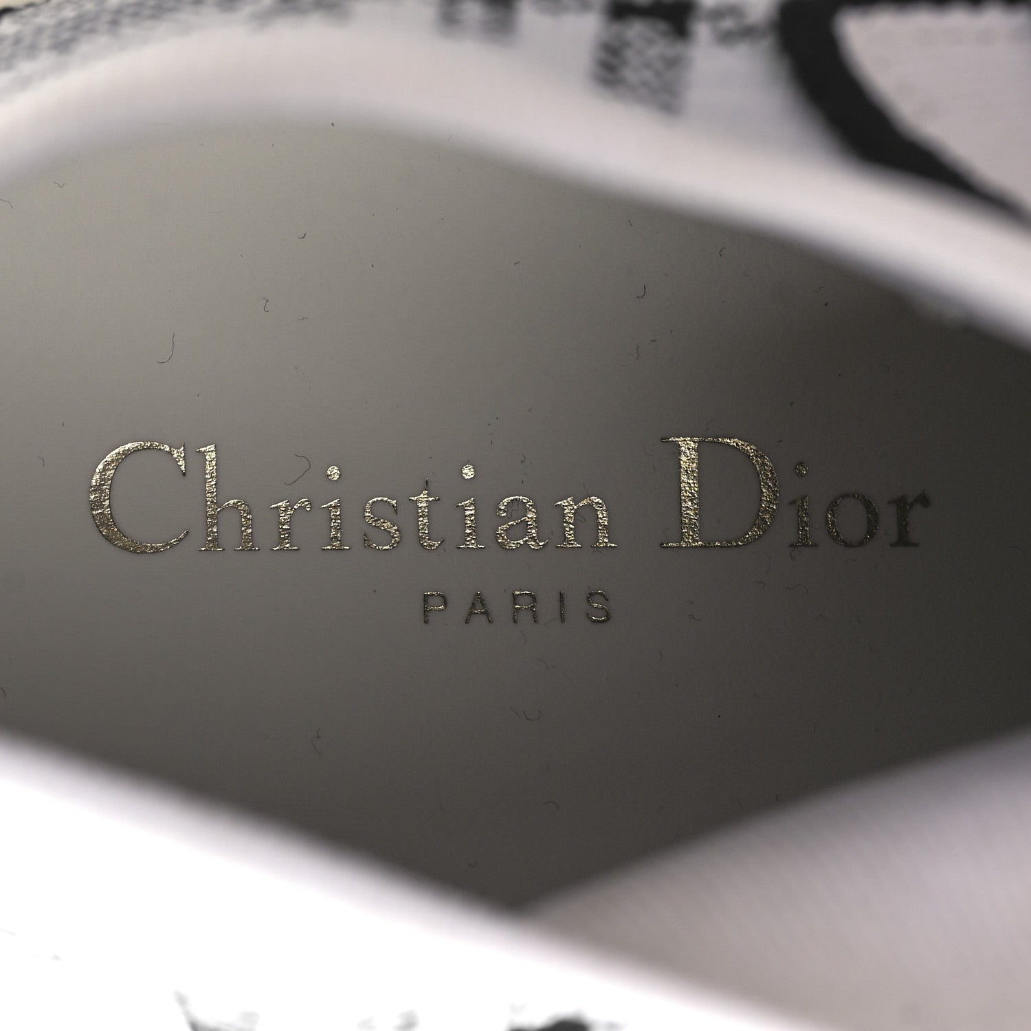 Christian Dior Technical Knit Check'N'Dior Walk'N'Dior High Top Sneakers 40 White Black 9 of 9