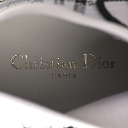 Christian Dior Technical Knit Check'N'Dior Walk'N'Dior High Top Sneakers 40 White Black 9 of 9