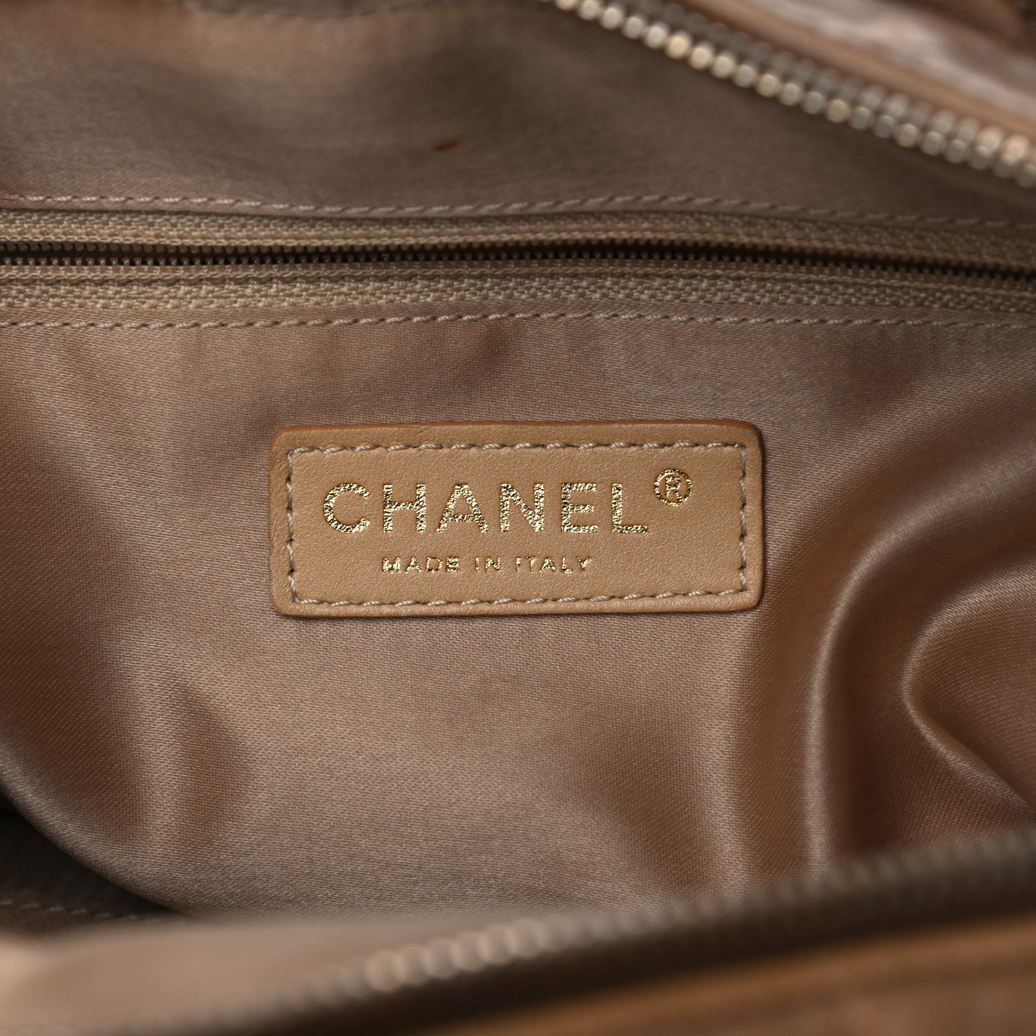 Chanel Calfskin Bubble Quilt Bowler Brown 6 of 28
