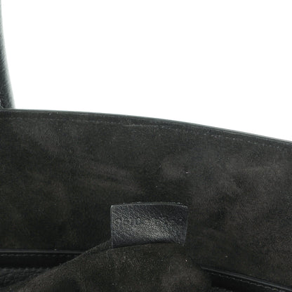 Celine Supple Calfskin Medium Phantom Luggage Black 8 of 9