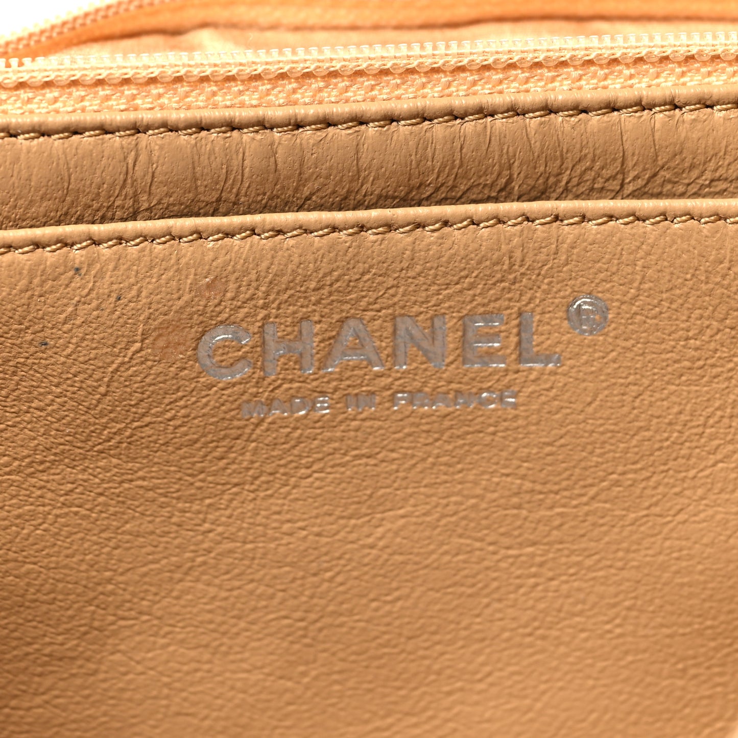 Washed Lambskin Quilted Jumbo Single Flap Bijoux Chain Ivory