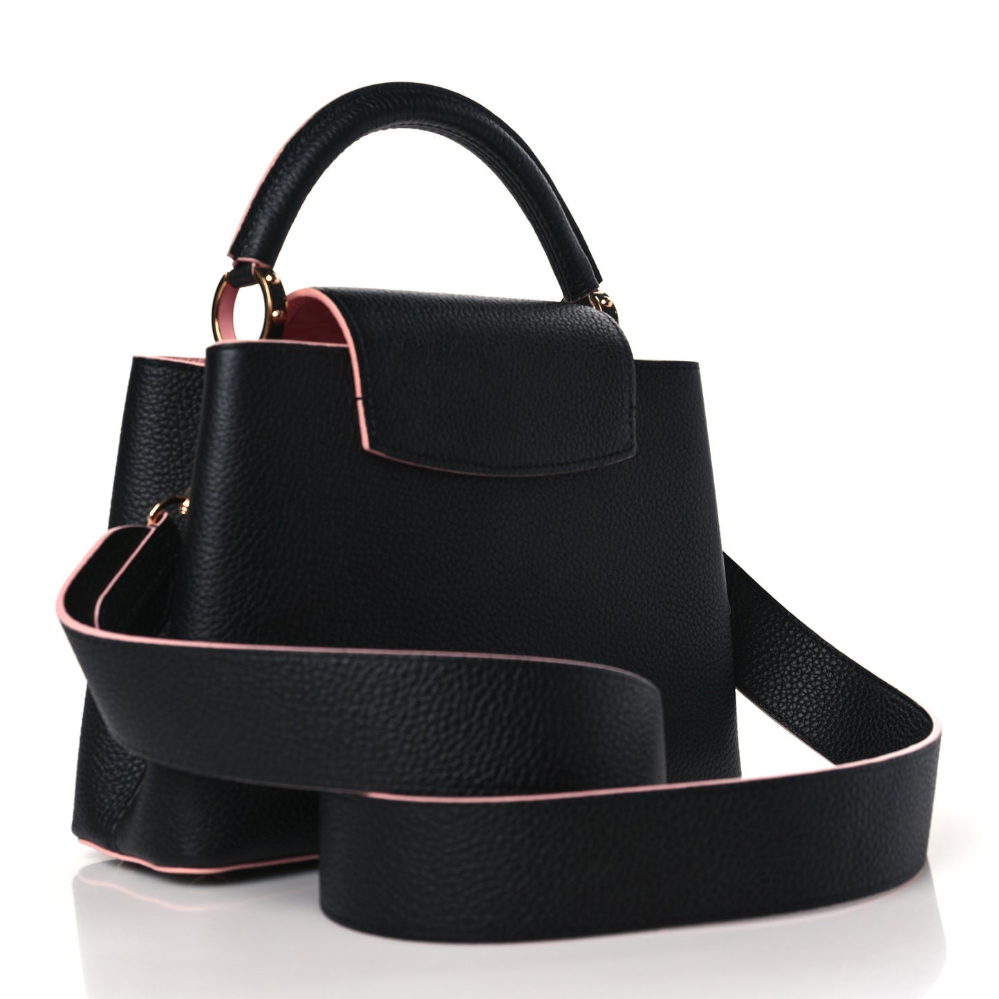 Taurillon Capucines BB Black Pink