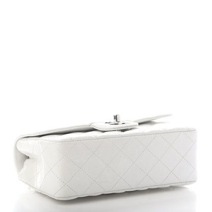 Chanel Calfskin Quilted Mini Rectangular Flap White 3 of 8