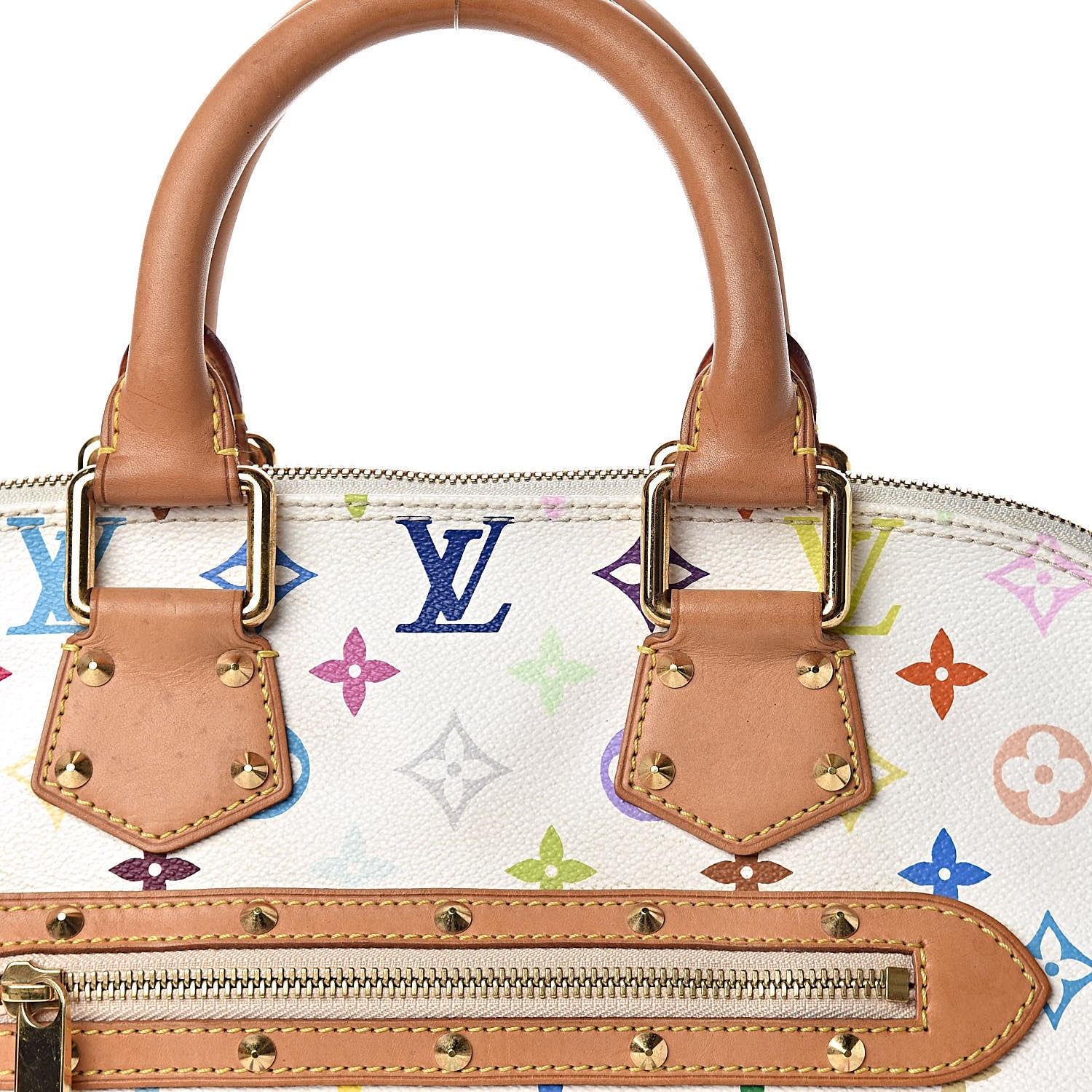 Louis Vuitton Monogram Multicolor Alma White 11 of 11