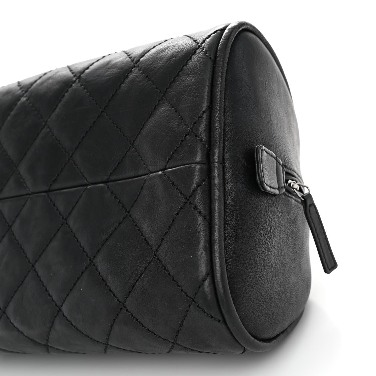 Chanel Calfskin Quilted Small Bowler Black 10 of 10