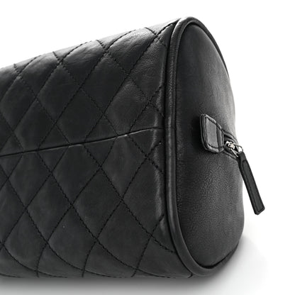 Chanel Calfskin Quilted Small Bowler Black 10 of 10
