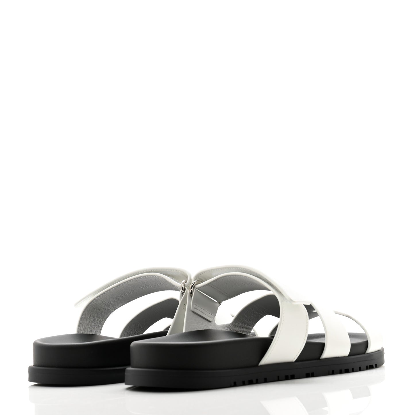 Calfskin Womens Chypre Sandals 38.5 White