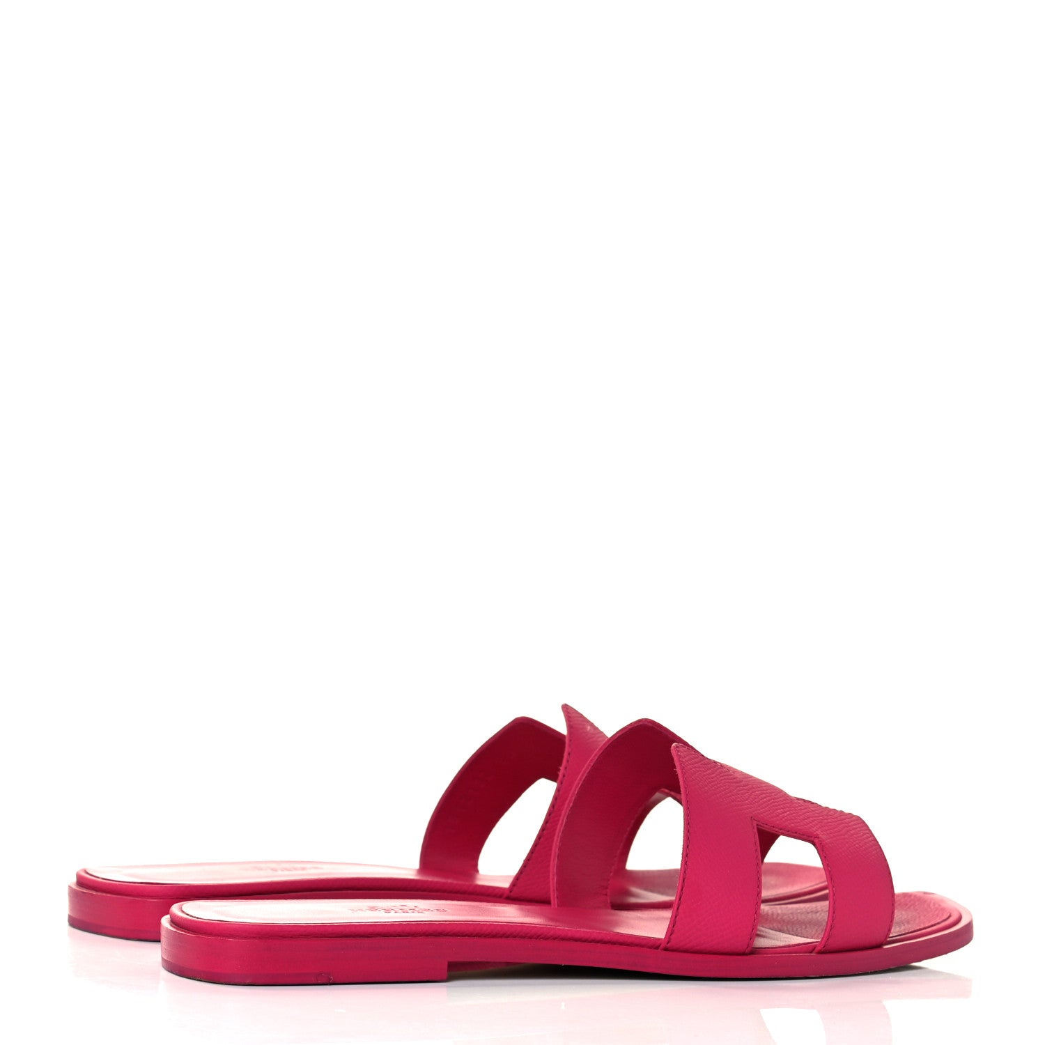 Hermes Epsom Oran Sandals 40 Rouge Azalee 4 of 8