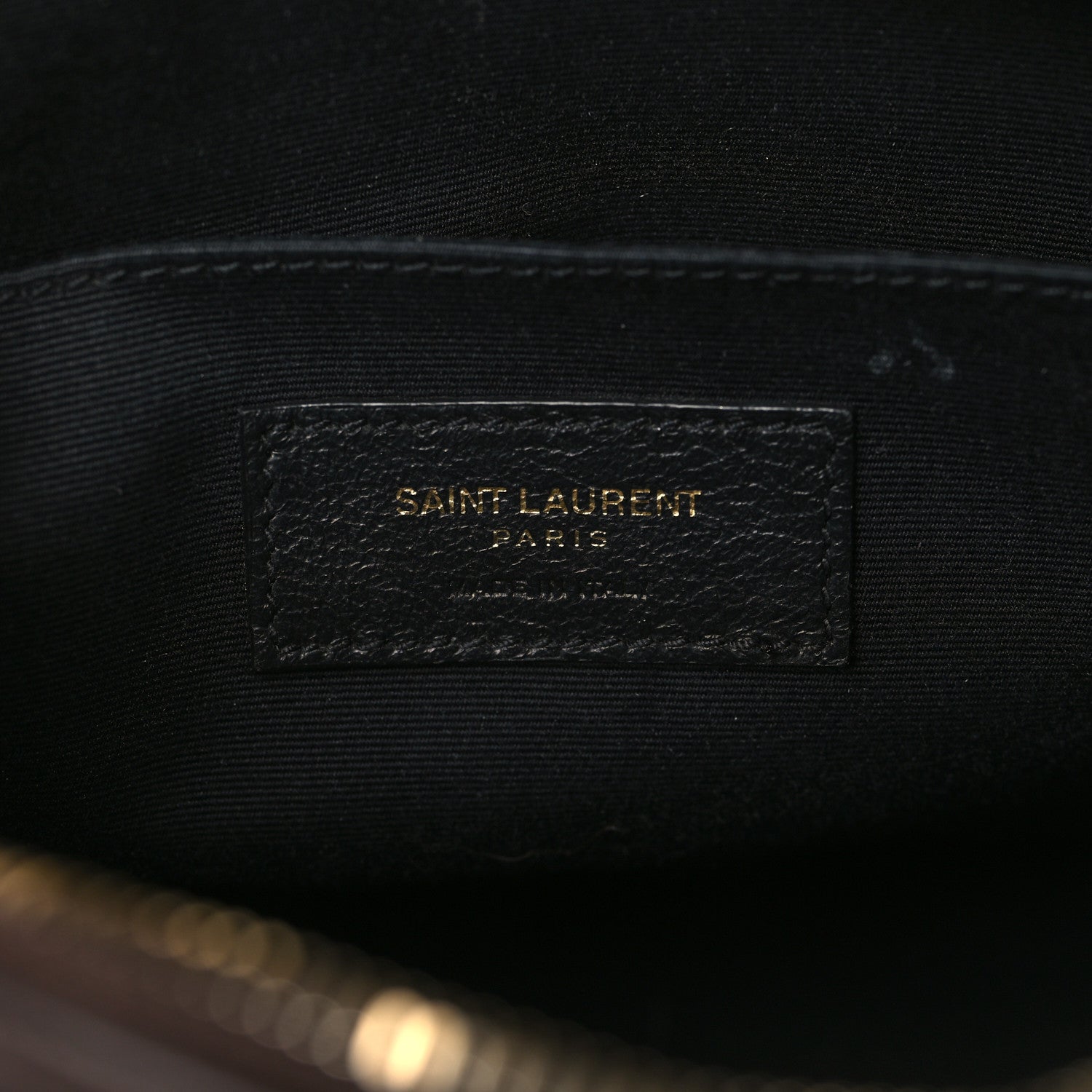 Saint Laurent Raffia Canvas Monogram Lou Camera Bag Dark Chocolate 6 of 8