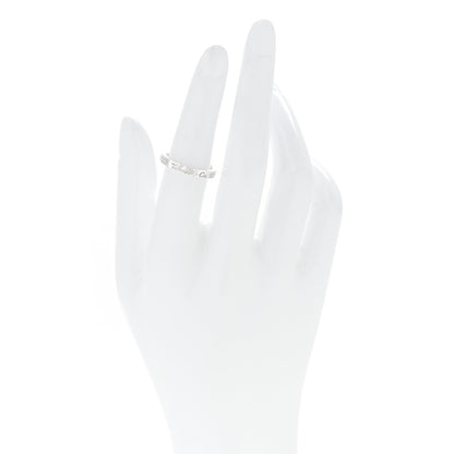 Tiffany Sterling Silver Narrow Notes Ring 50 5.5 2 of 4