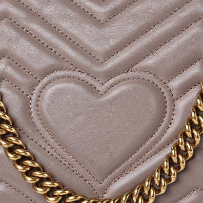 Gucci Calfskin Matelasse Medium GG Marmont Shoulder Bag Porcelain Rose 11 of 11