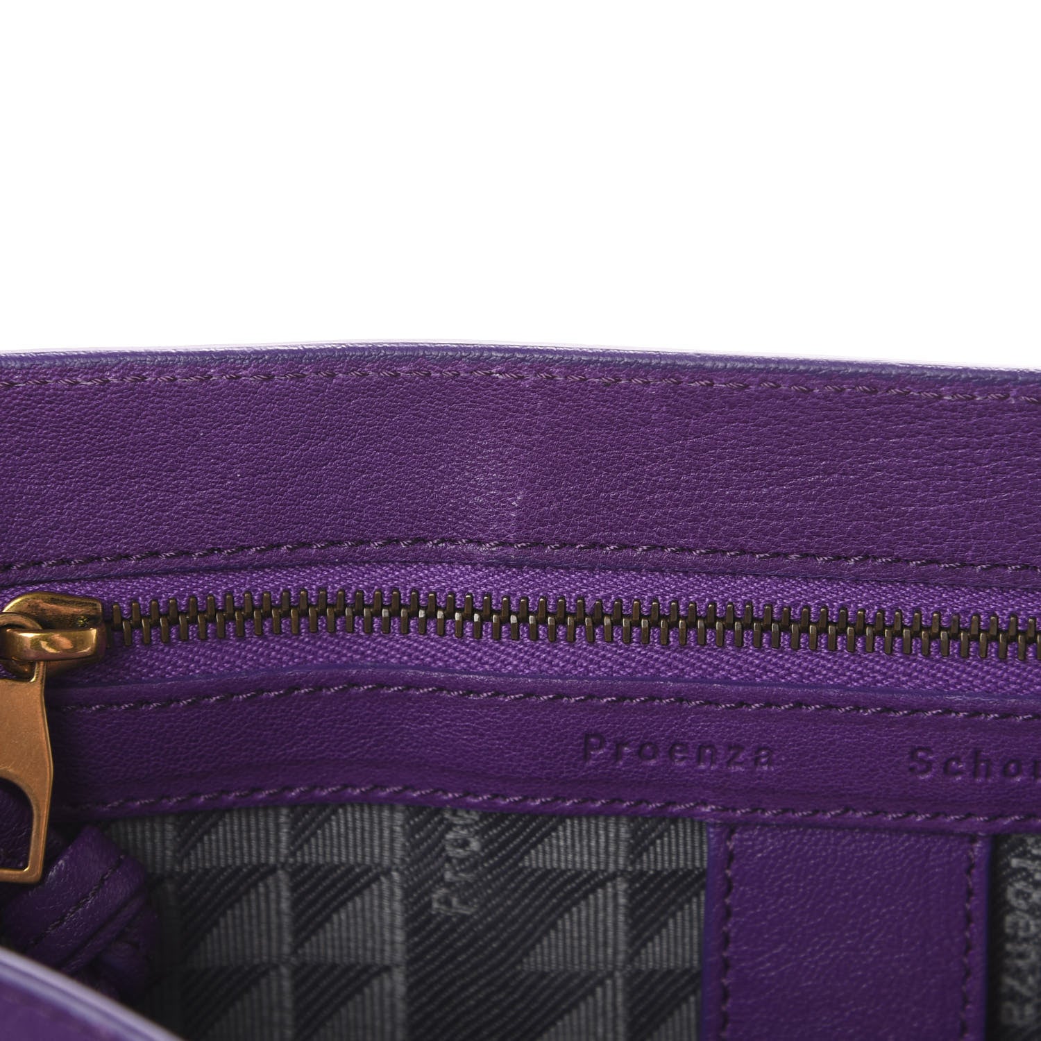 Proenza Schouler Lambskin Medium PS1 Satchel Amethyst 9 of 12