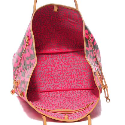 Louis Vuitton Monogram Graffiti Neverfull GM Fuchsia 7 of 7