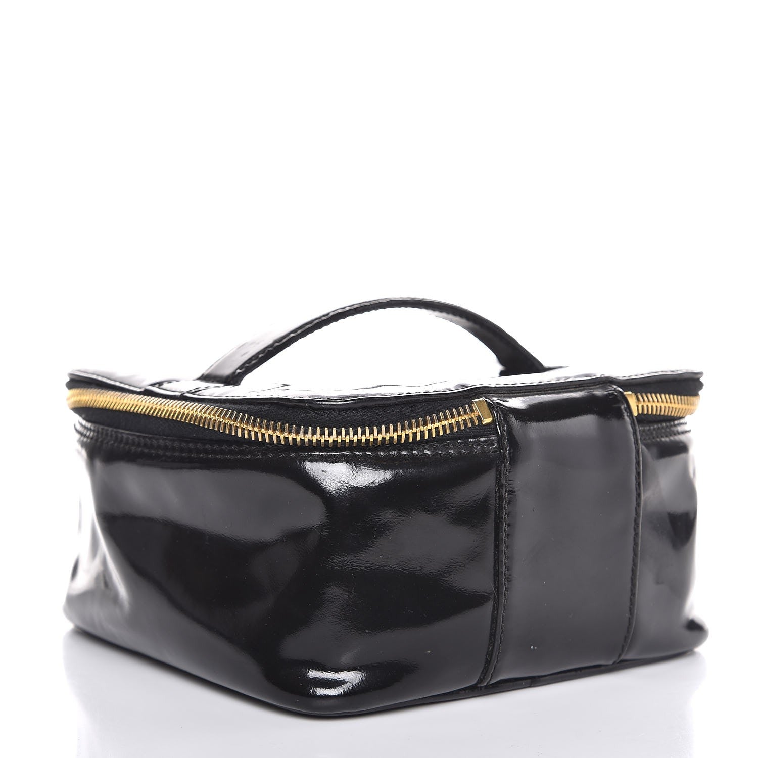 Chanel Patent Vanity Cosmetic Case Black 3 of 16
