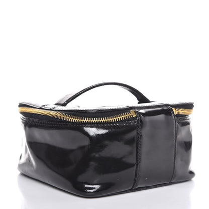Chanel Patent Vanity Cosmetic Case Black 3 of 16