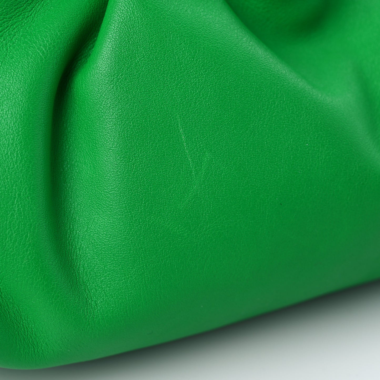 Butter Calfskin The Mini Pouch Parakeet