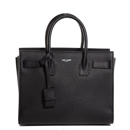 Saint Laurent Grained Calfskin Baby Sac De Jour Black 1 of 7