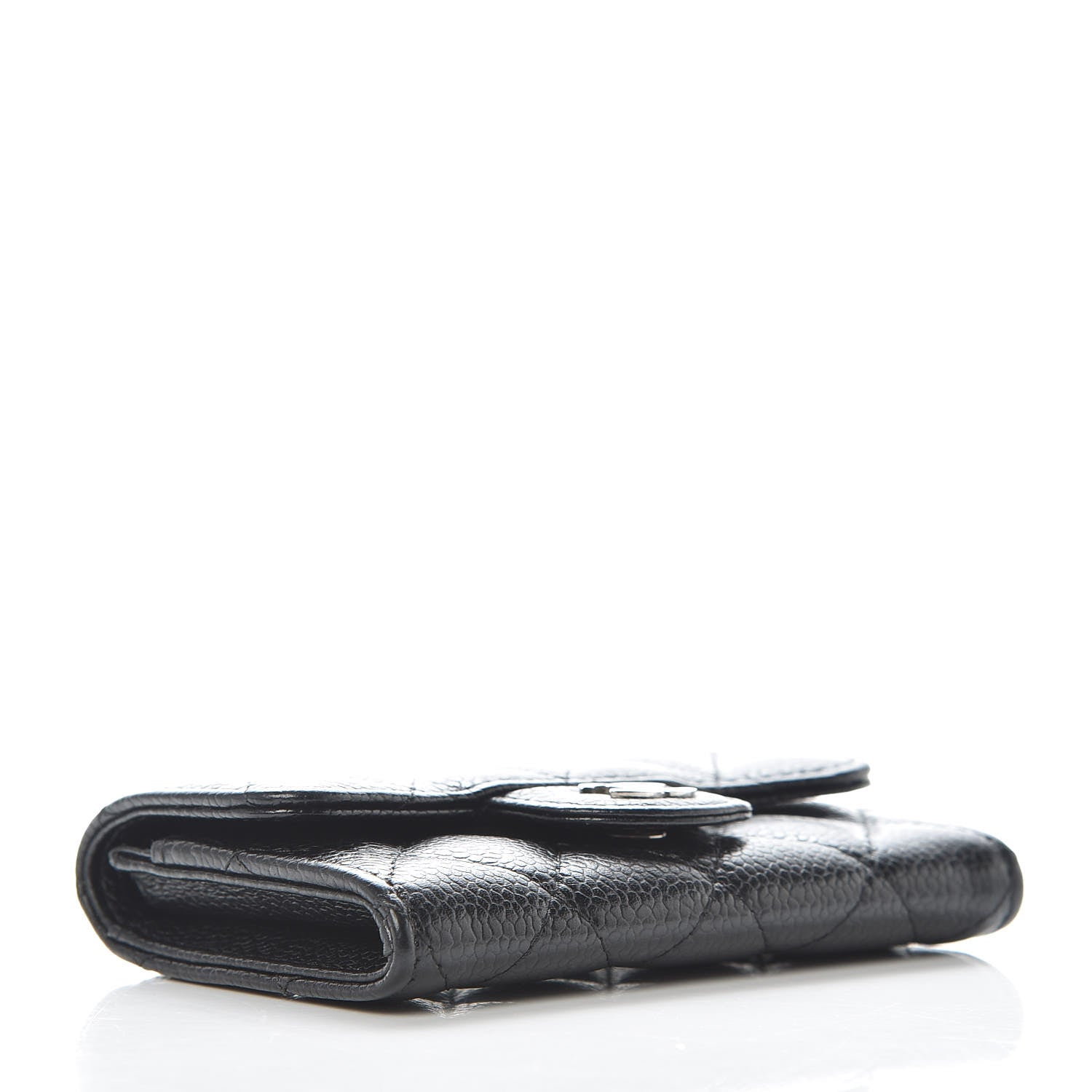 Chanel Caviar Quilted Flap Card Holder Black 4 of 11