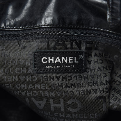 Chanel Vinyl XL Coco Cabas Black 6 of 15