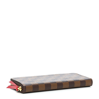 Louis Vuitton Damier Ebene Clemence Wallet Cherry 4 of 7