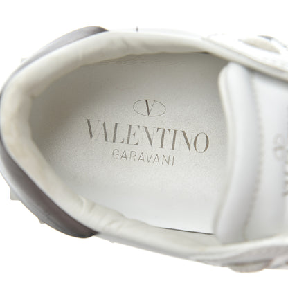 Valentino Garavani Calfskin VLTN Rockstud Open Sneakers 36 White 6 of 26