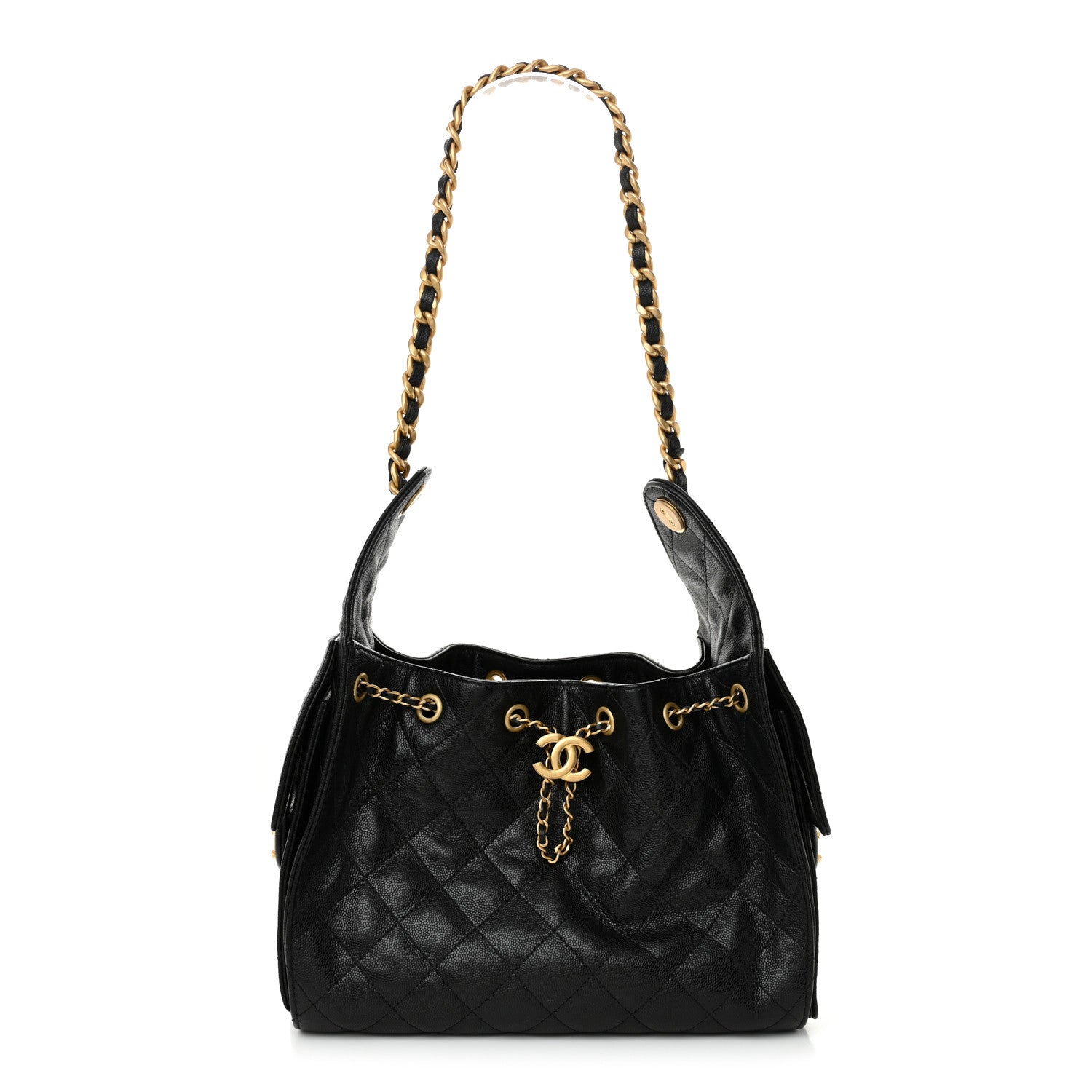 Chanel Caviar Quilted Small Chanel 25 Handbag Black 1 of 10