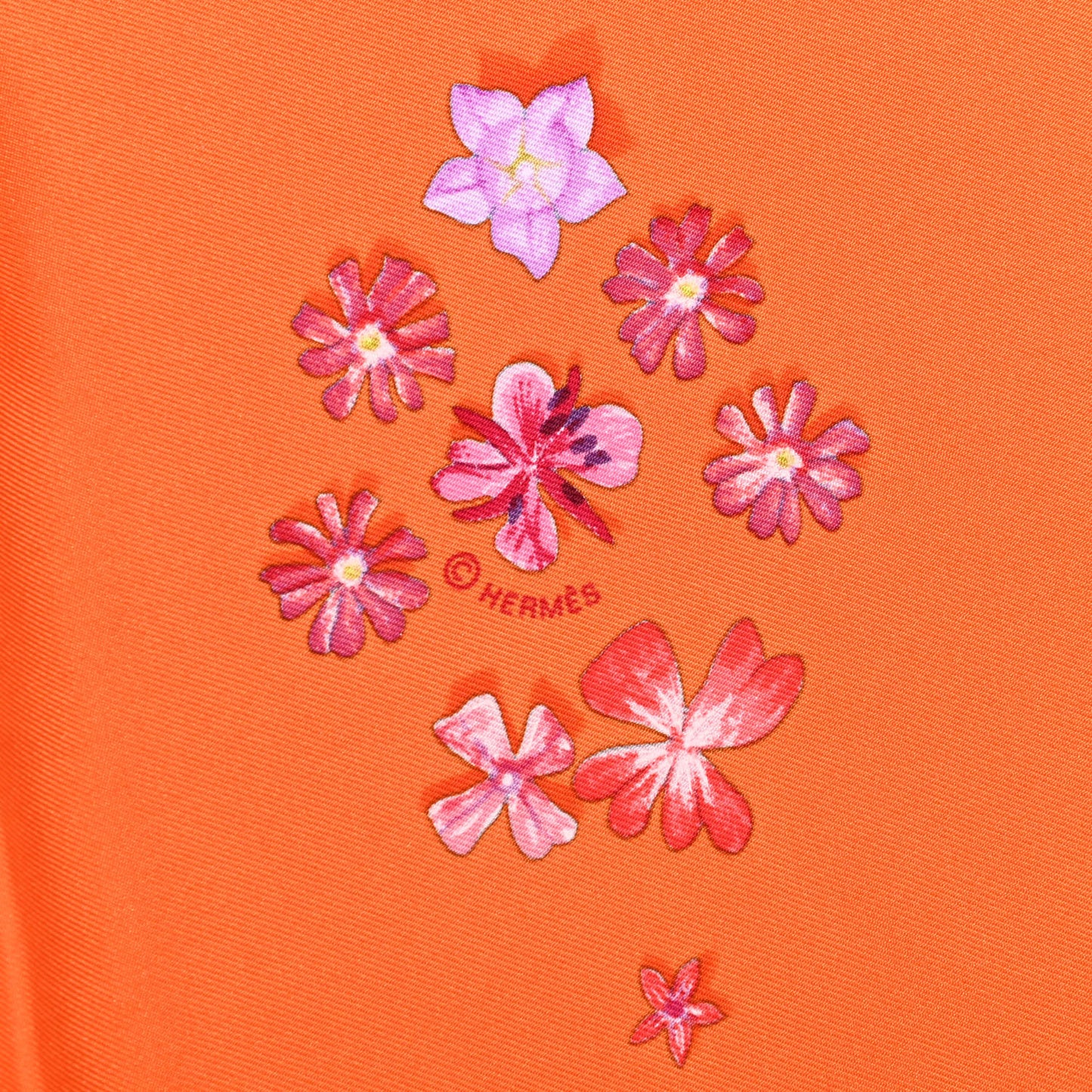 Silk Flower Power Scarf 90